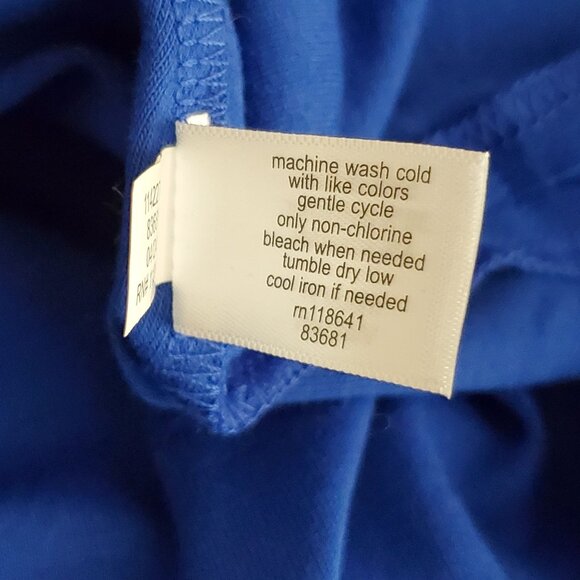 Lane Bryant Womens Blue Long Sleeve V-Neck Tunic Top Size 18/20 NWT - Picture 9 of 11